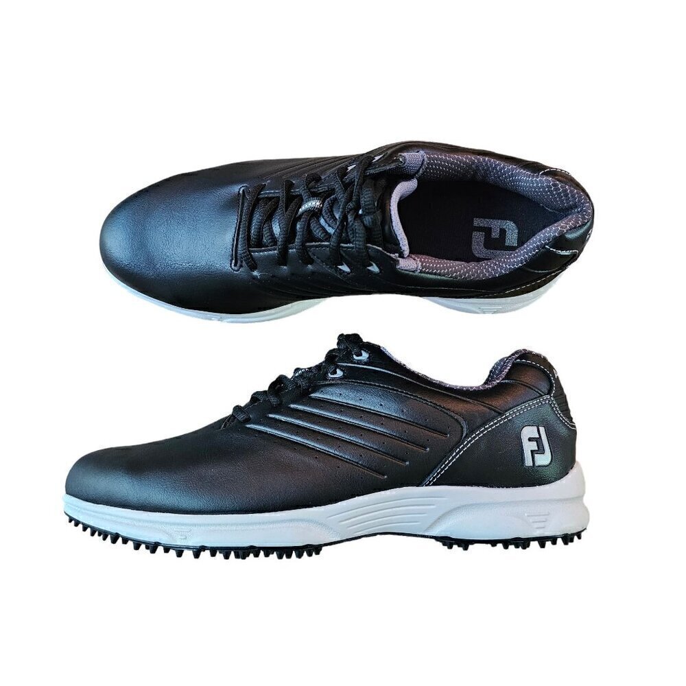 FootJoy ARC Spikeless Men's Golf Shoes, Size 9.5, Black, 59702